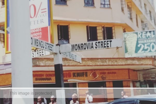 Monrovia St & Muindi Mbingu St Junction